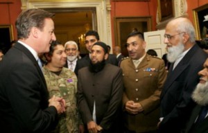 David Cameron hosts an Eid al-Adha reception at Downing Street.